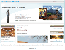 Tablet Screenshot of pfarrei-kastelruth.org